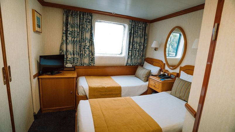 Kabinenkategorie A Zweibett auf dem Kreuzfahrtschiff Panorama II