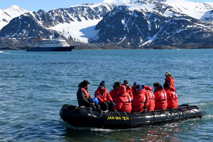 Zodiacanlandung in Spitzbergen