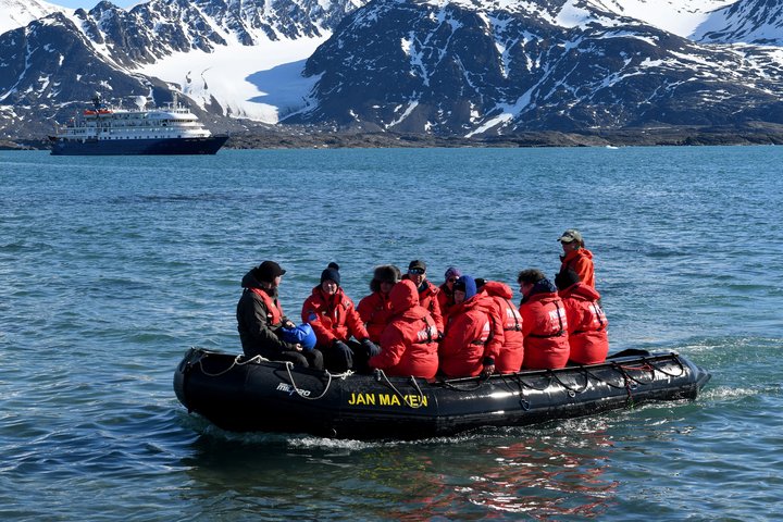 Zodiacanlandung in Spitzbergen