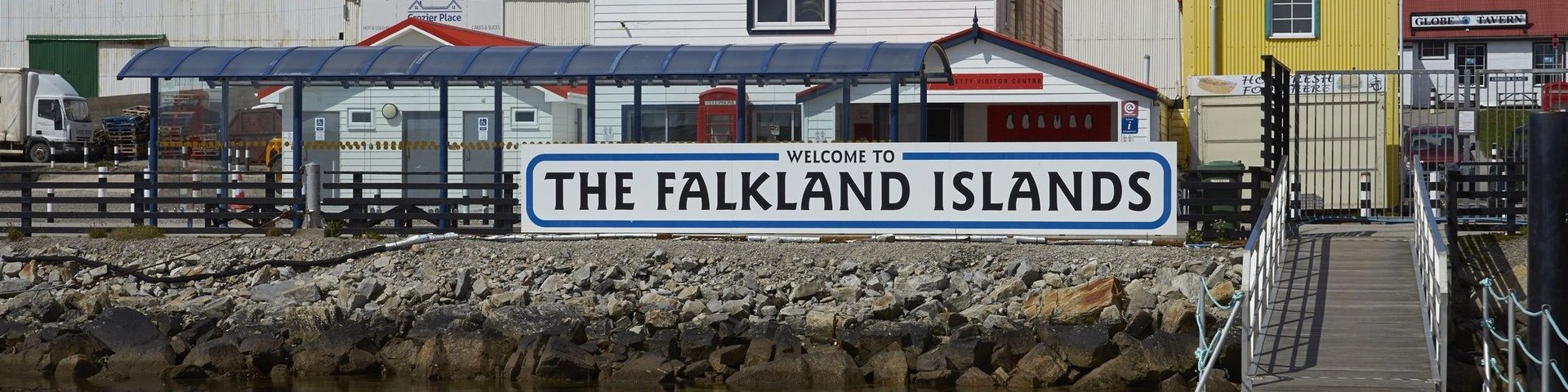 Ankunft auf den Falkland Inseln Ankunft auf den Falkland Inseln