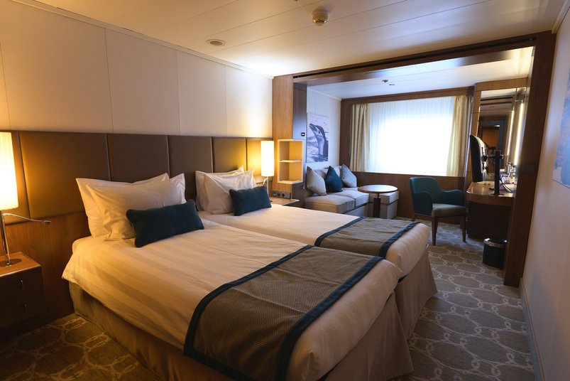 Worsley Suite auf dem Schiff Heritage Adventurer