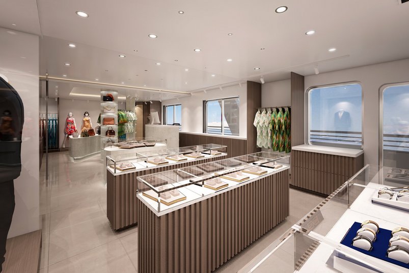 Boutique an Bord der Aranoa