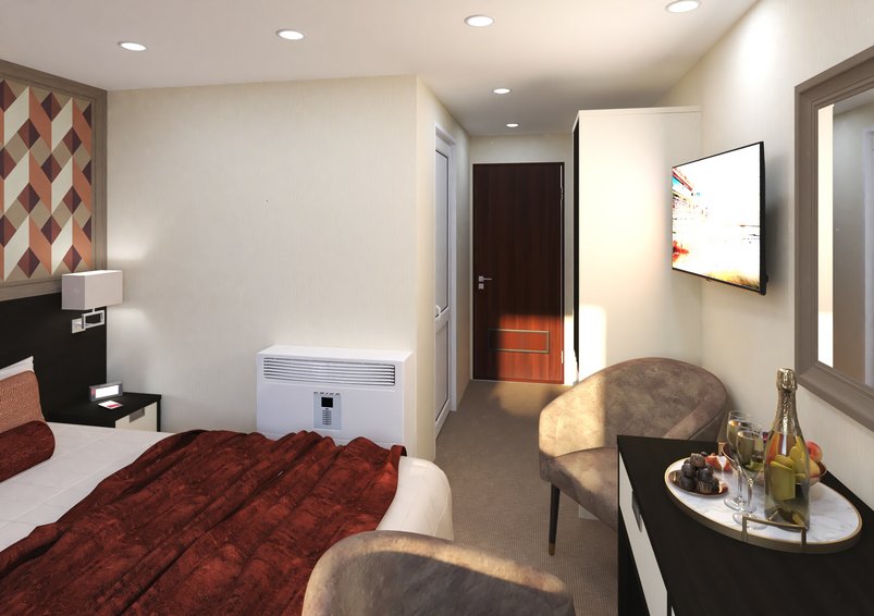 Deluxekabine auf dem Flusskreuzfahrtschiff Little Prince