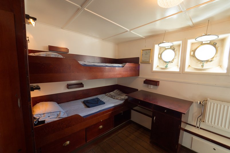 Doppelkabine an Bord der Stockholm von Polar Quest