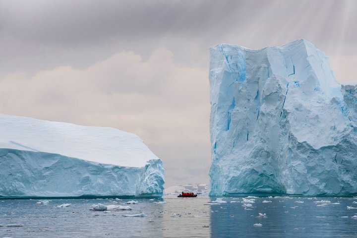 Eindrückliche Eiskulisse in der Antarktis