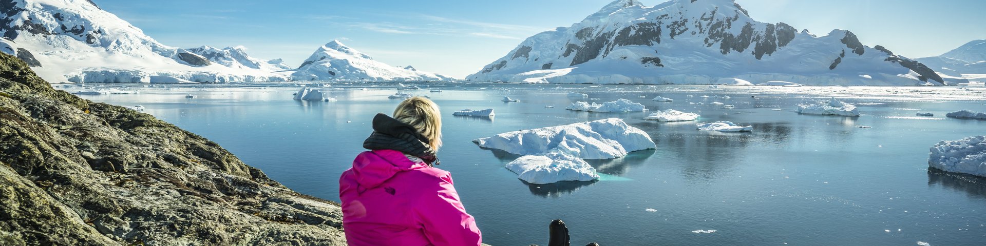 Aussicht in der Antarktis