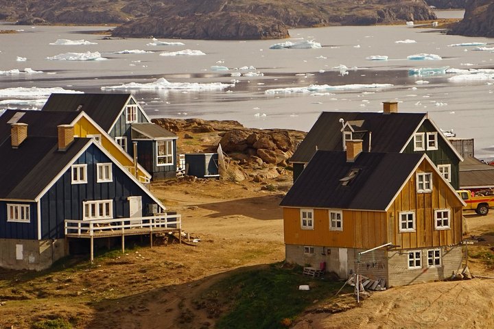 Typische grönländische Häuser