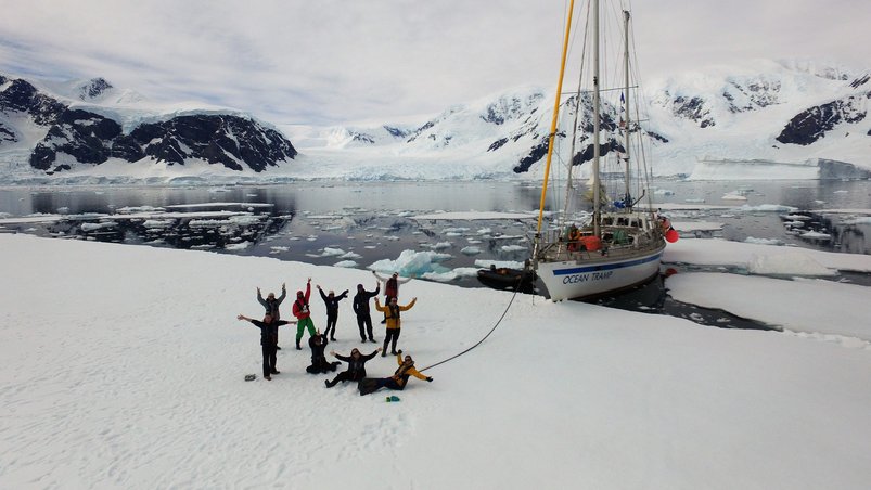Landgang mit der Ocean Tramp in der Antarktis