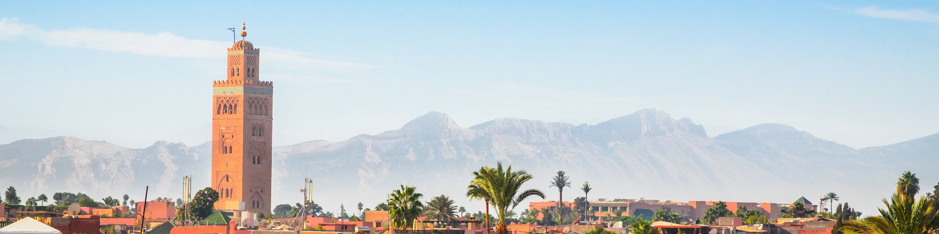 Blick über die Dächer von Marrakesch 