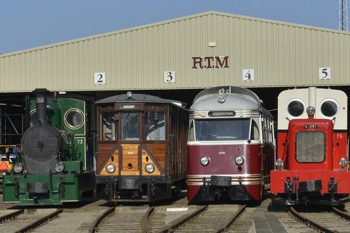 Das RTM Bahnmuseum in der Nähe von Rotterdam