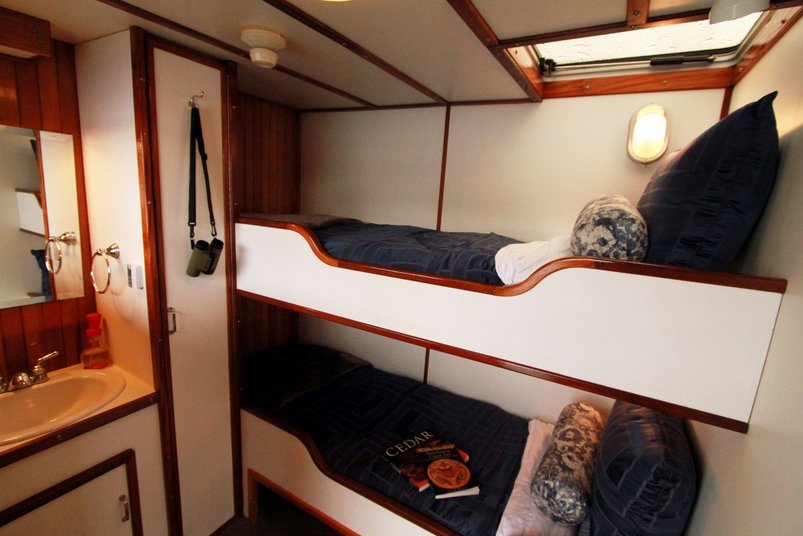 Schiffskabine der Kategorie 1 auf dem Schiff «Swell»