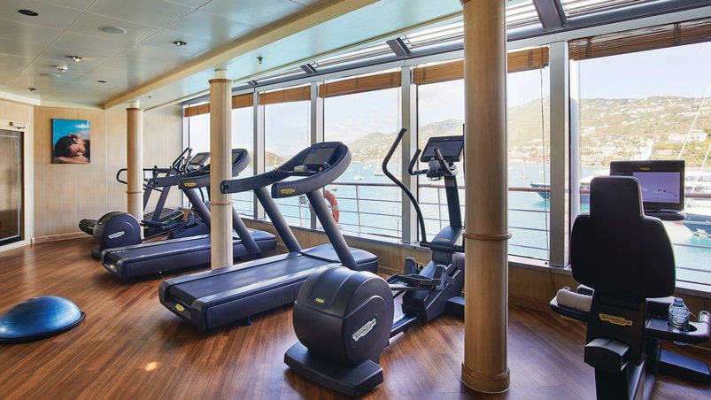 Fitnessraum auf der Silver Wind