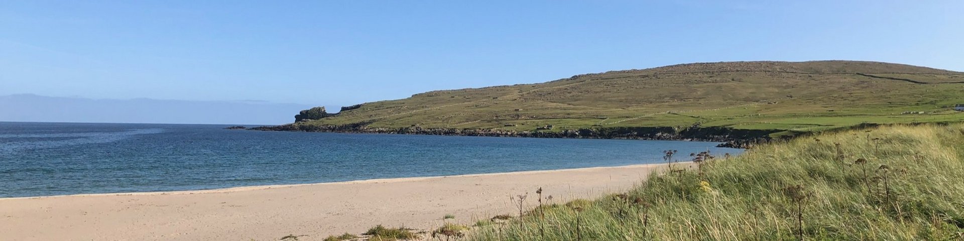 Strand auf den Shetland Inseln