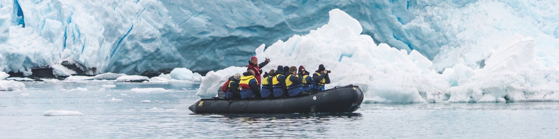 Zodiacfahrt in der Antartkis