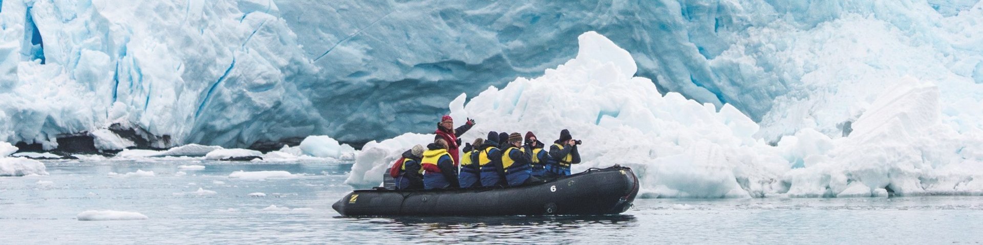 Zodiacfahrt in der Antarktis