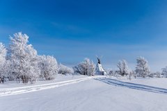 Winterlandschaft in Finnland