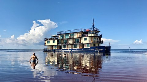 Die La Jangada auf dem Amazonas