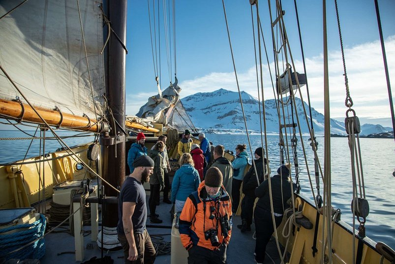 Auf Deck der Noorderlicht