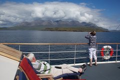 Aussicht auf dem Deck