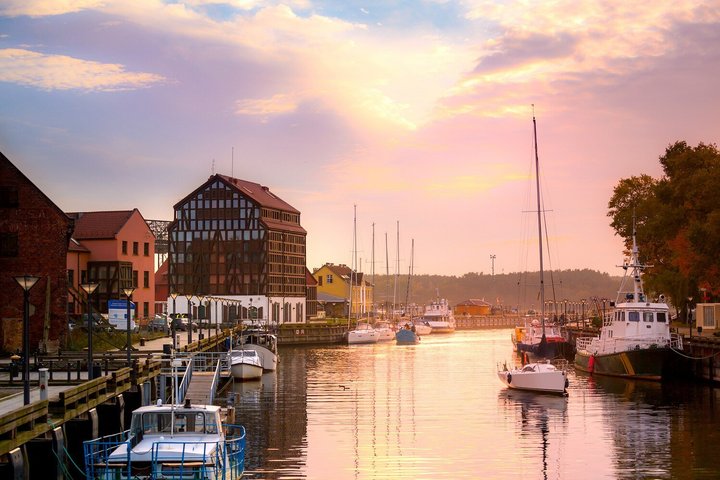 Klaipeda Klaipeda mit Kanal