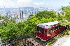 Victoria Peak Tram in Hong Kong
