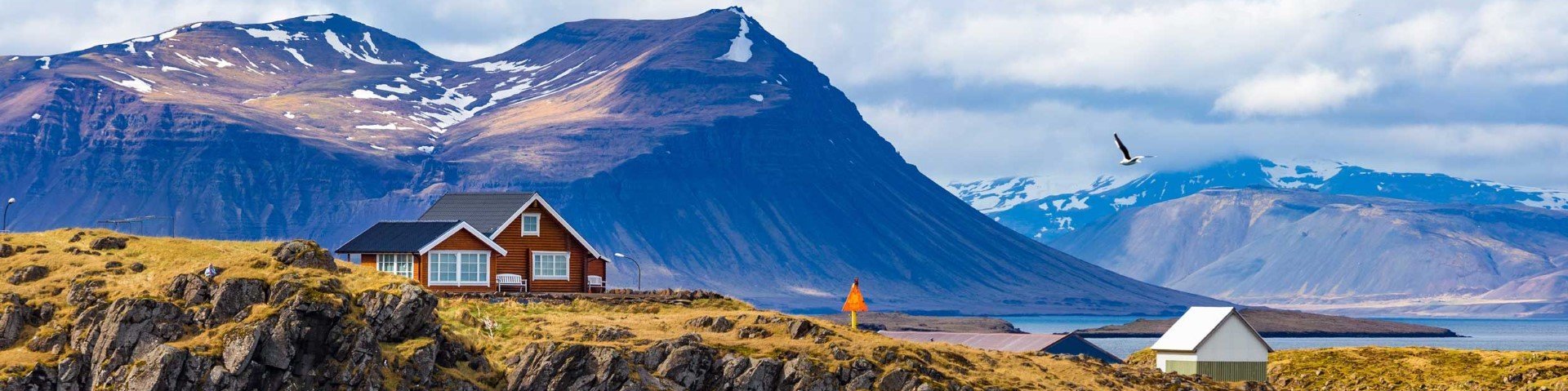 Küste von Stykkishomur in Island Küste von Stykkishomur in Island