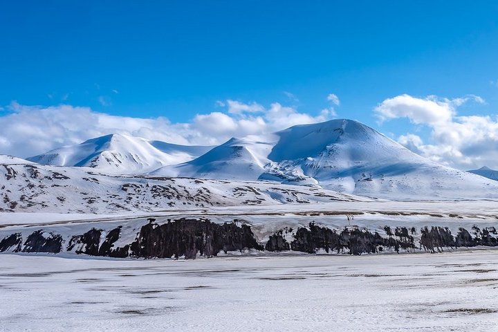 Winterlandschaft in Spitzbergen