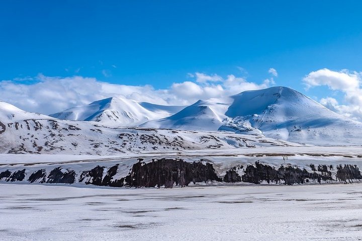 Winterlandschaft in Spitzbergen