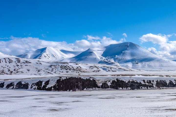 Winterlandschaft auf Spitzbergen