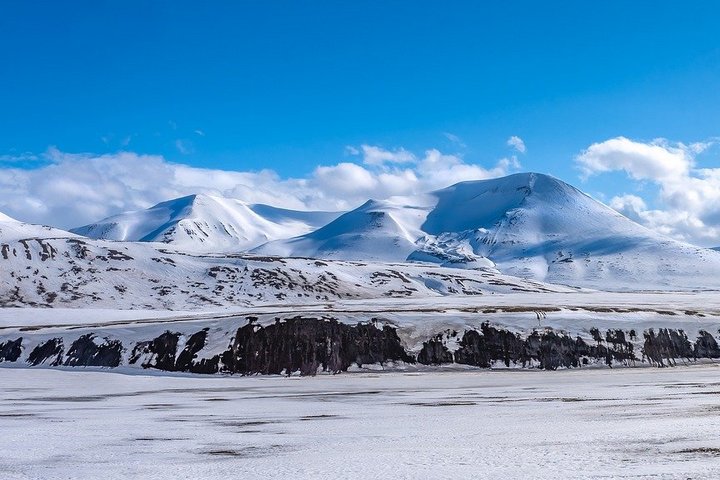 Winterlandschaft in Spitzbergen